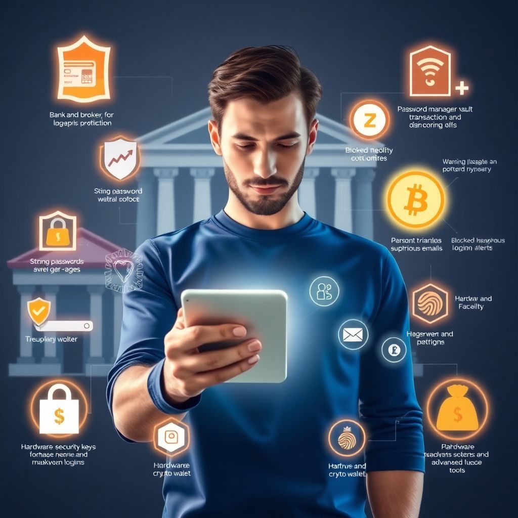 Кибербезопасность денег: как защитить счета, брокерский портфель и криптоактивы